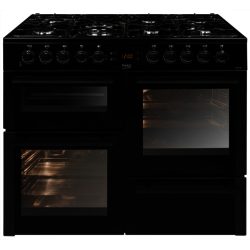 Beko BDVF100K 100cm Dual Fuel Range Cooker in Black